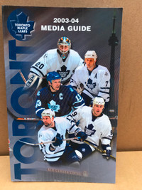 Book - 2003-2004 Toronto Maple Leafs Media Guide
