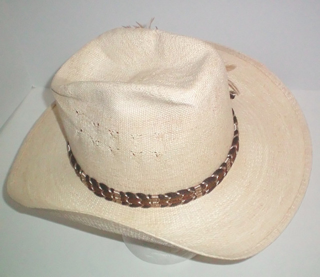 Lanning Belleville Straw Cowboy Hat Size Medium in Multi-item in London - Image 4