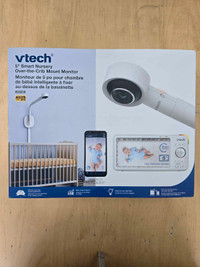 VTech 5" Smart Nursery Over-The-Crib Mount Monitor- BNIB