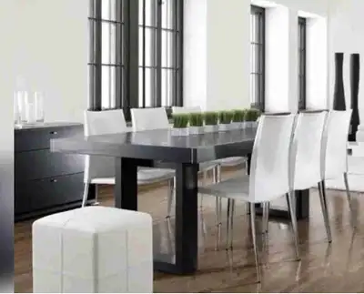 Metro Dining Table 40x84 Frene Anthracite, View more