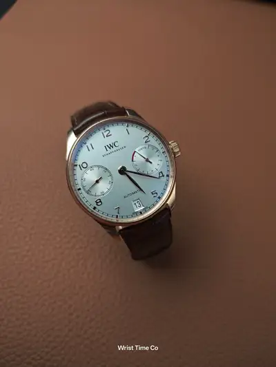 Reference IW500701 Case size 42MM Retail $38,100+tax Mint condition with minimal signs of wear. Comp...