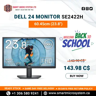 ️ Elevate your viewing experience with the Dell 24 Monitor - SE2422H! This 23.8" VA panel beauty boa...