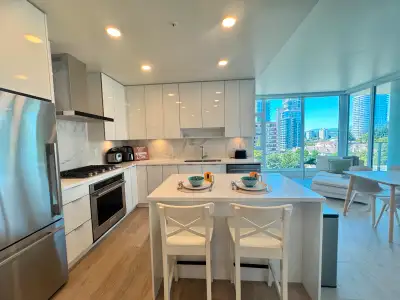 Short term Furnished 2 Bed corner unit by Lougheed Mall SYDNEY, View more
