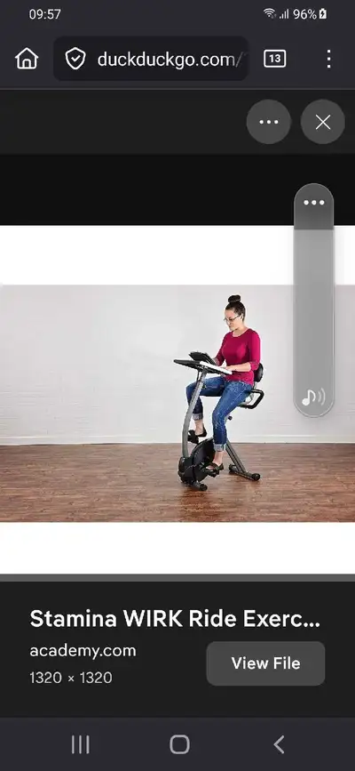 WIRK Upright Exercise Bike Workstation and Standing Desk, View more