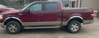 2005 FORD F150 4x4 QUAD CAB 167000KM Asking $5000 AS IS. New BF Goodrich TA KO2 Tires, new rear leaf...