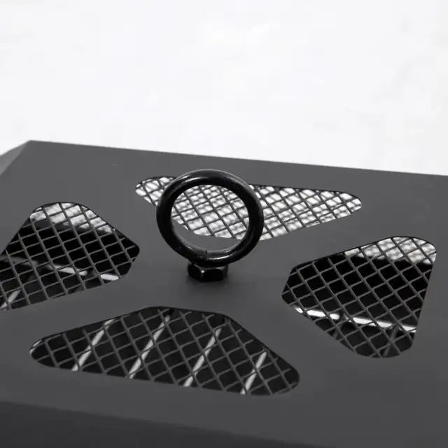 Wood Burning Portable Fire Pit, Outdoor Firepit with Cooking BBQ in BBQs & Outdoor Cooking in Markham / York Region - Image 9