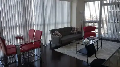Furnished Large 1 bedroom at Adelaide east in downtown