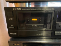 Denon 3-head high end cassette deck