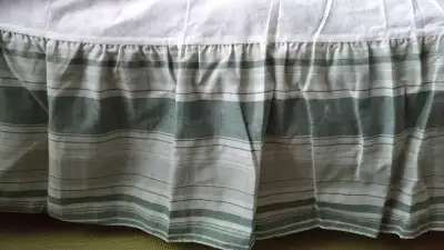Twin bed skirt, View more