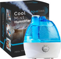 Cool Mist Humidifier (2.2L Water Tank) Quiet Ultrasonic Humidifi