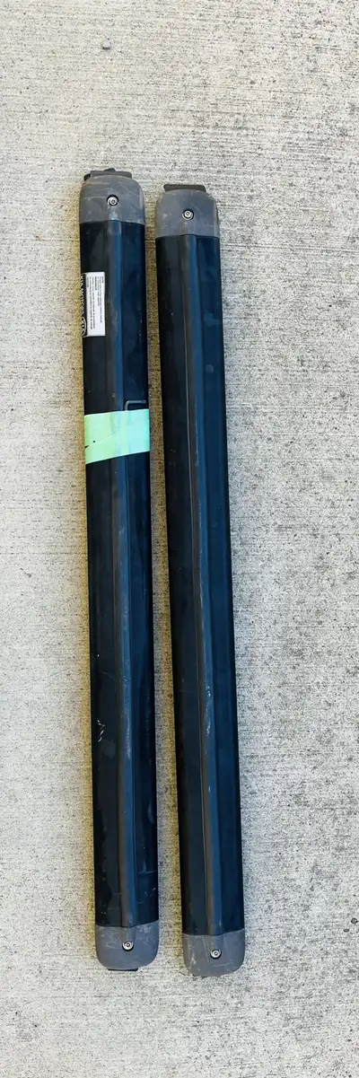 Roof rack rails made for Kia. $100 obo must pick up.