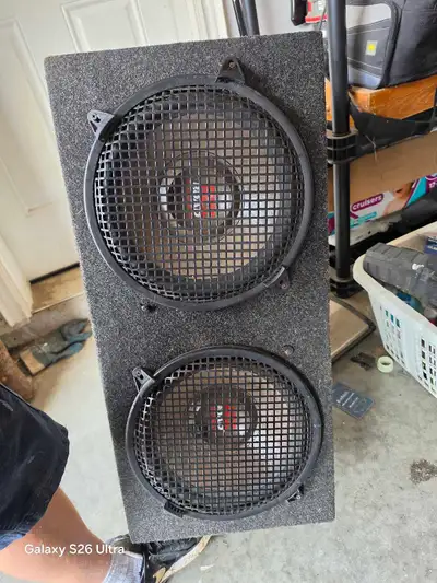 Get ready to shake things up with this dual 12-inch subwoofer enclosure that delivers deep, impactfu...