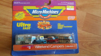 New Carded Galoob Micro Machines Weekend Campers Set No 2