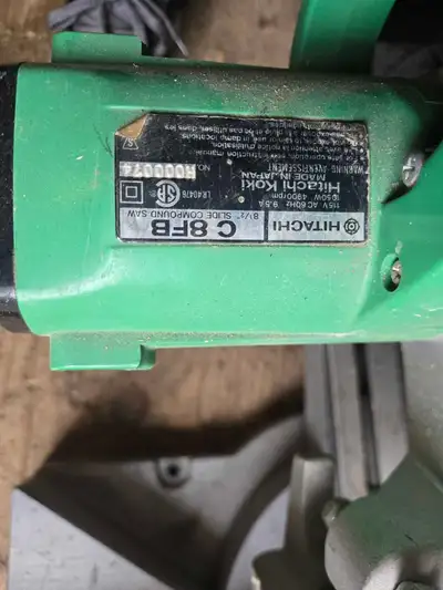Hitachi  Saw  , not working great for parts or you fix it , View more