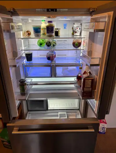 Free Delivery: Bloomberg Stainless Steel Fridge, View more