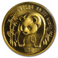 1 oz Chinese Panda Gold Coin- Pièce en or 24kt 999.9