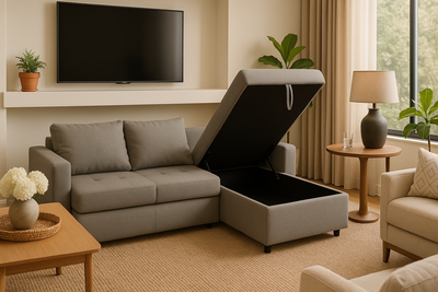 Sectional Pull Out 3 Seater Sofa Bed for Sale, View more