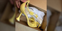 BRAND NEW IN BOX Banana strappy heels (size 9)