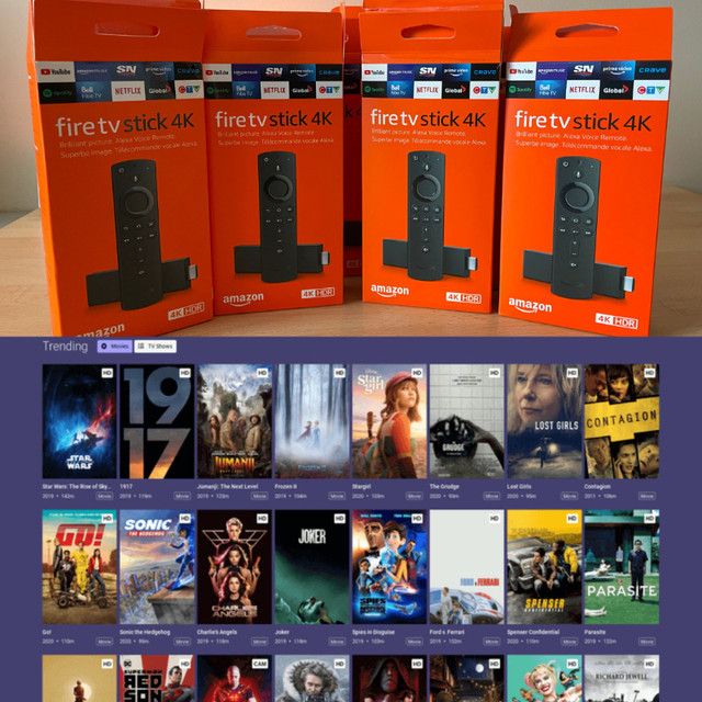 All-You-Can-Watch JAILBROKEN Amazon Fire TV Stick in TVs in Calgary