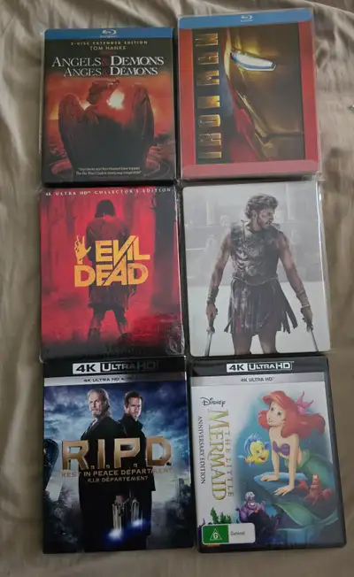 Prices are firm, no negotiations Thanks (Steels opened) Iron man steelbook $60 has some dents and da...