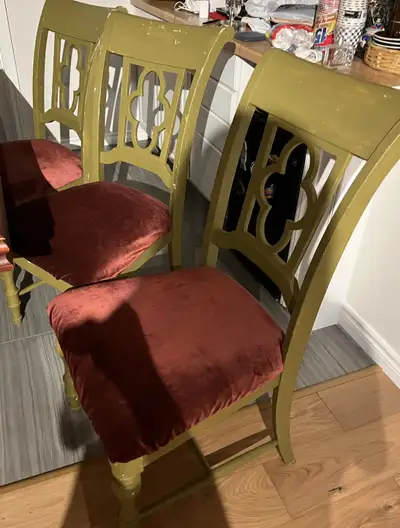 4,wood Chairs, View more