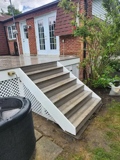 Custom build deck, View more