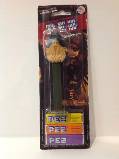 PIRATES OF THE CARIBBEAN DAVY JONES PEZ DISPENSER (SEALED PACK), View more