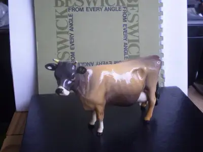 Beswick Farm Animal Figurine - " Jersey Cow " - #1345 -, View more