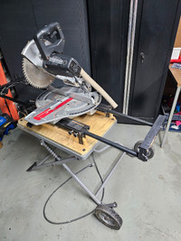 10" Sliding Miter Saw and Stand