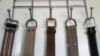 Belts for Men and Women. Including Genuine Leather