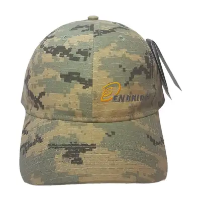 ENBRIDGE Organic Cotton Trucker Hat Embroidered Camo NWT Green, View more