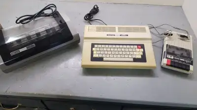 Tandy TRS-80 Computer/Printer/Cassette storage, View more