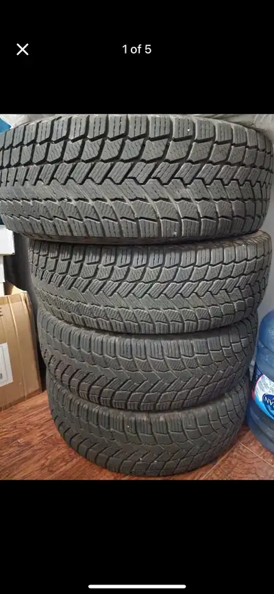 Michelin winter tires only used for one season .. excellent condition Only selling because I purchas...