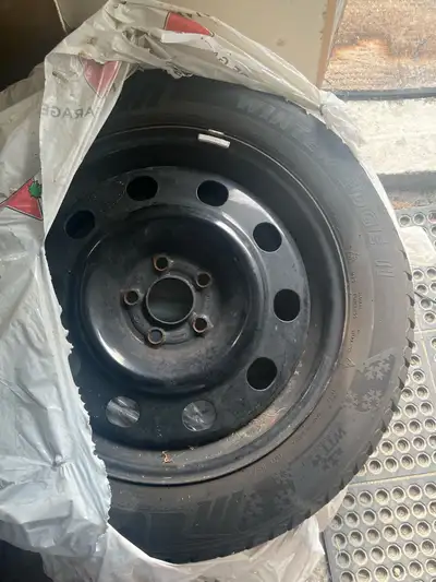 Used for 1 season only. I have 2 tires for sale. These Hankook Winter EdgeII tires in size 225/55R17...