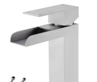 Brand New Brushed Nickel Bathroom Waterfall Faucet For Sale