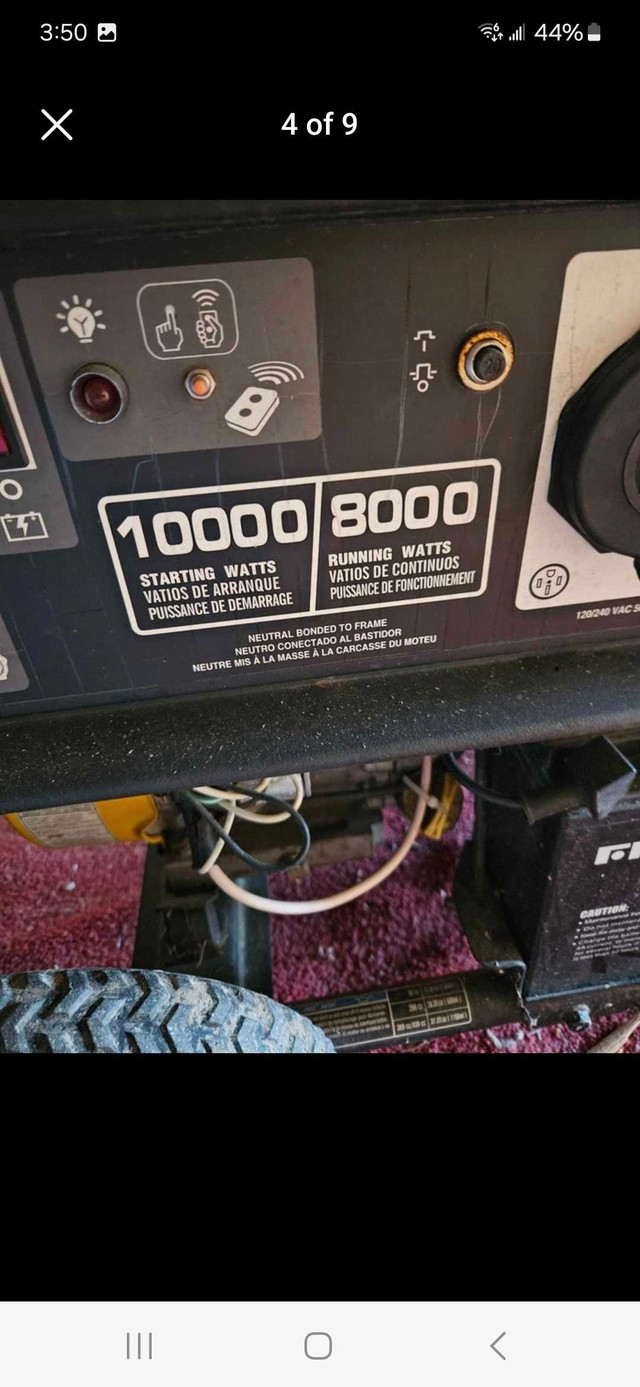 Firman 8000 439cc Generator with Remote Like New Used Once in Other in Sudbury - Image 3