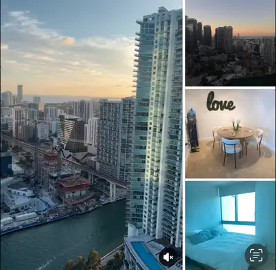 Co-location Condo /Brickell-Miami  / Accès sécurisé /Full équipé, View more
