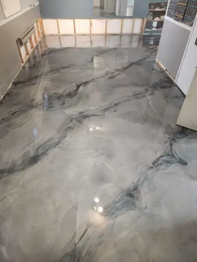 plancher en epoxy (garage, sous-sol, atelier) 438-397-3539, View more