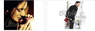 Christmas Albums - Diana Krall, Michael Buble, Celine Dion, View more