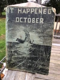 Vintage book It Happened In October SS Caribou World War ll 