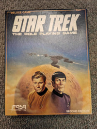 Star Trek role playing game deluxe  2nd ed 1983