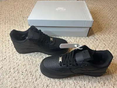 Black Nike Air Forces BRAND NEW, View more