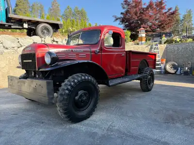 Freshly brought back to life! 1949 Dodge Power Wagon! 230CI 6 Cylinder Engine 4-Speed Manual 4WD Fre...