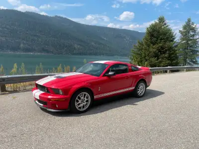 2008 Shelby GT-500. Immaculate condition, 5.4L supercharged, 6 speed manual, red and black leather i...