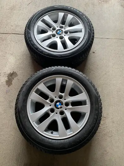 Winter tires 205 55 R16, Maxxis brand for BMW.