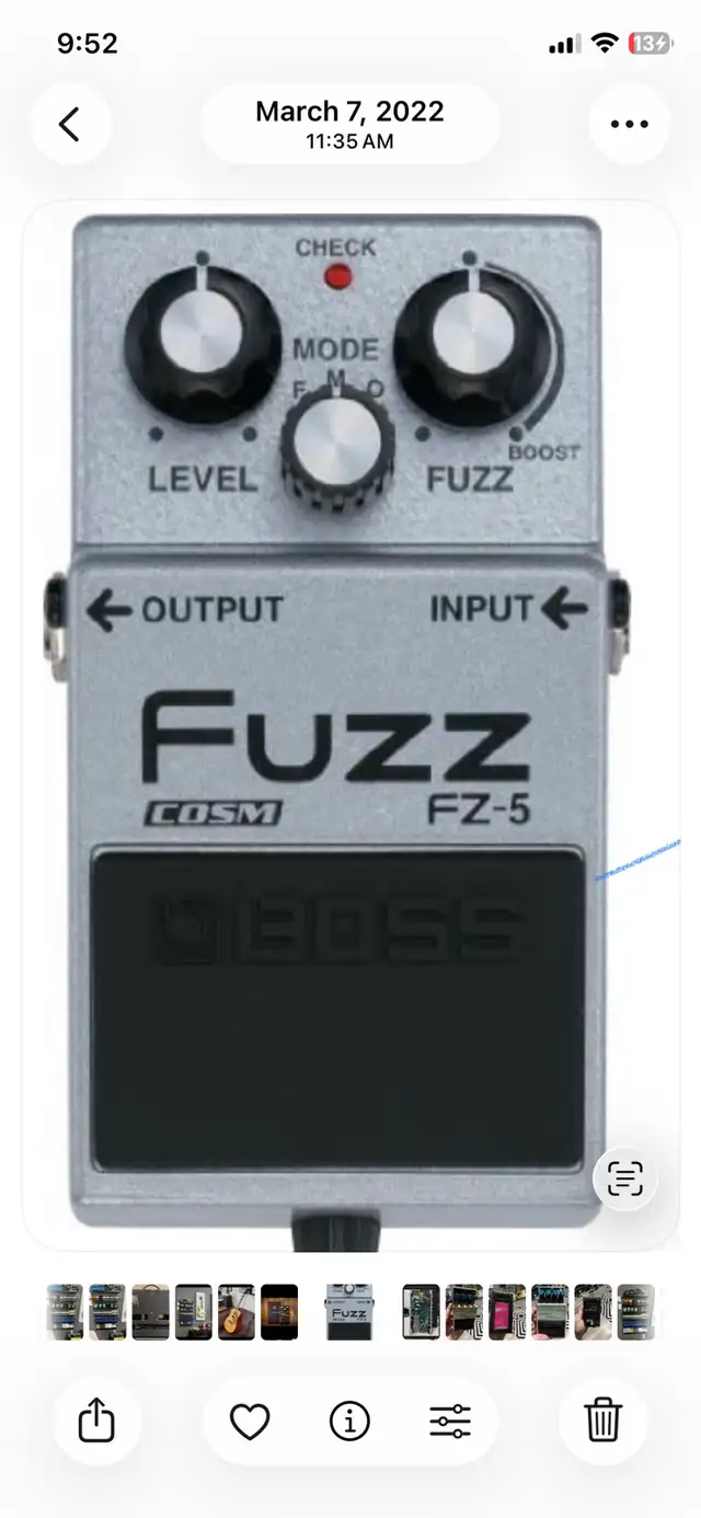 boss fuzz FZ-5 in Amps & Pedals in Fredericton - Image 2