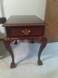 Beautiful pair of antique end tables!