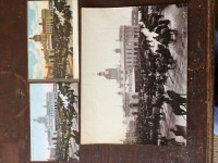 Historical Albumen photo & postcard Kingston City Hall