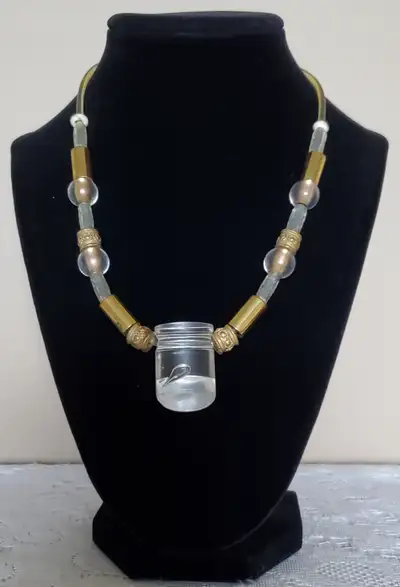 CONTEMPORARY GOLD NECKLACE, View more