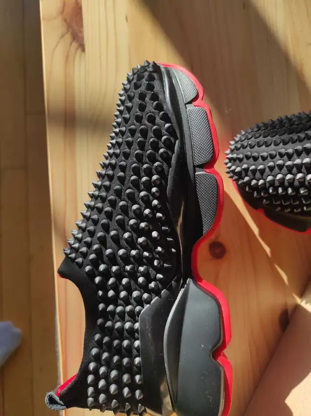 Black Spiked Slip-On Sneakers in Women's - Shoes in City of Toronto - Image 6